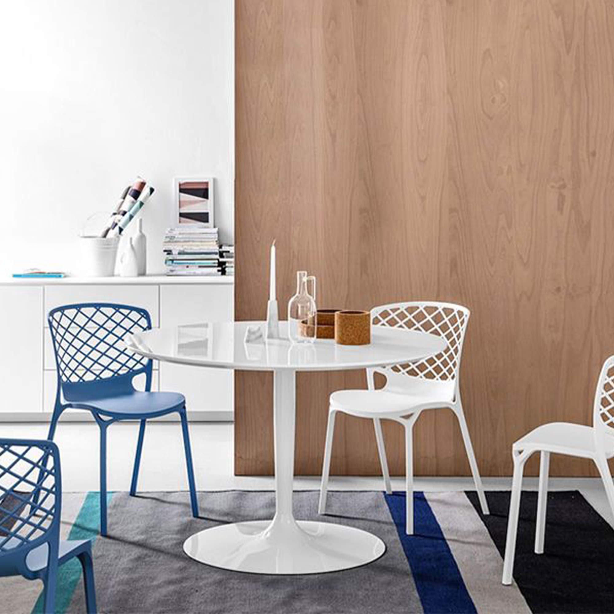 CONNUBIA Gamera Nylon Chair - Set of 2 - Available in 7 Colours